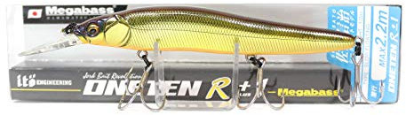 Megabass Vision OneTen R+1 Wobbler Jerkbait 11cm 14g M Champagne Kinkuro