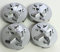4 Tappi Coprimozzo Auto per Peugeot 60mm 108 208 2008 308 3008 4008 508 5008 Borchie Per cerchi Lega Logo, Argento