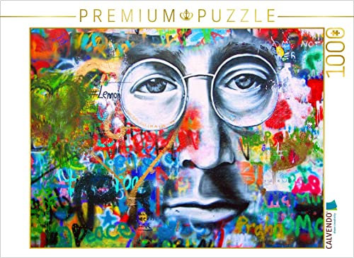 CALVENDO Puzzle Die Friedensmauer in Prag - John Lennon RIP 1000 Teile Puzzle quer | 1000 Teile Lege-Größe 64 x 48 cm Foto-Puzzle für glückliche Stunden