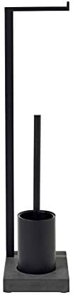 Blomus Menoto Toilettenbutler, Schwarz, One Size
