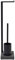 Blomus Menoto Toilettenbutler, Schwarz, One Size