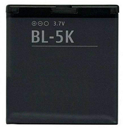 Battery Compatible with Nokia N85 N86 C7 BL5K BL-5K High Capacity 1200 mAh