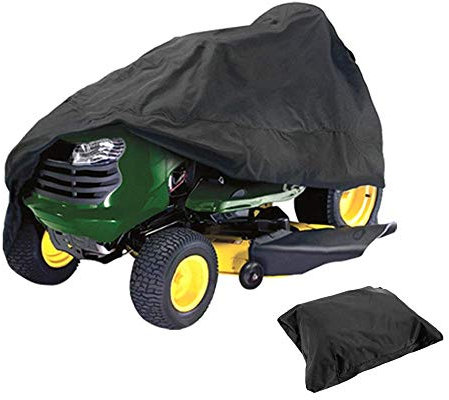 Outdoor Ride On Rasenmäher wasserdichte Schutzabdeckung UV-Schutz Riding Rasenmäherabdeckung für Aufsitz-Gartentraktor (XL (71 x 53 x 45 Zoll))