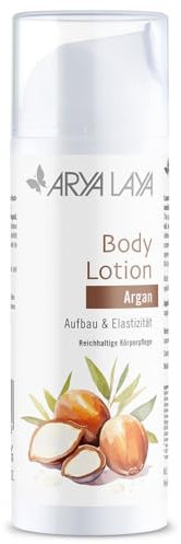 ARYA LAYA Body Lotion Argan, 150 ml: cremige & reichhaltige Emulsion, zieht schnell ein, ideal für anspruchsvolle & trockene Haut, sinnlich-orientalischer Duft