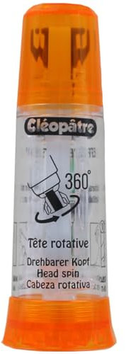 CLÉOPÂTRE – Correction Blanc Effac'Encre 360° Tête Rotative – Idéal Pour L’Ecole et Le Bureau – Rechargeable – Rentrée Des Classes – Ruban Correcteur