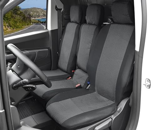 Z4L Hero Passgenaue Stoff Autositzbezüge (3-plätzige Version) kompatibel mit Berlingo ab 2019