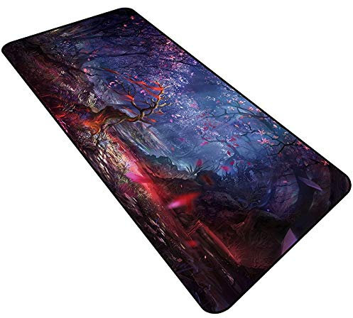 DHSBD Natürliche Landschaft Mauspad Naturkautschuk Langlebiges Mauspad Computer Desktop Tastaturmatte rutschfeste Tischmatte 1000X500X3Mm