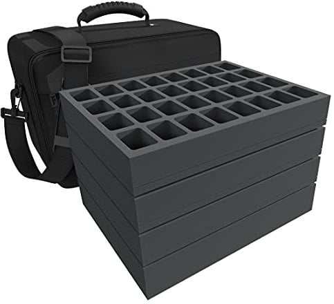 Feldherr Maxi Plus Tasche kompatibel mit 79 Miniaturen auf großer Base + Fahrzeuge/Monster
