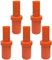 AERZETIX - Juego de 5 Racores reductores reparadores acanalados 1/2'' a 3/4'' para sistema de goteo/micro riego - empalme/manguito para mangueras de riego - en plástico - C48688