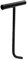 Cabilock Edelstahl Kanaldeckel Haken Rebar T Haken Pull Haken Fahrstuhl Haken Metzger Shop- Werkzeug Für Metzger Shop Schwarz 29Cm