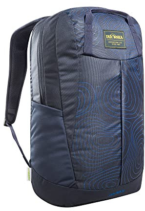 Tatonka Rucksack City Pack 20l - Leichter Daypack aus recycelten Materialien - 20 Liter Volumen (navy curve)
