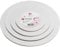 Wenburg Premium Base para Tartas Redonda | Bases para Tartas | 3mm, Color Dorado y Plateado | Se puede Utilizar en Ambos Lados | Base de Tarta de Carton | Tabla para Tartas | Juego de 4