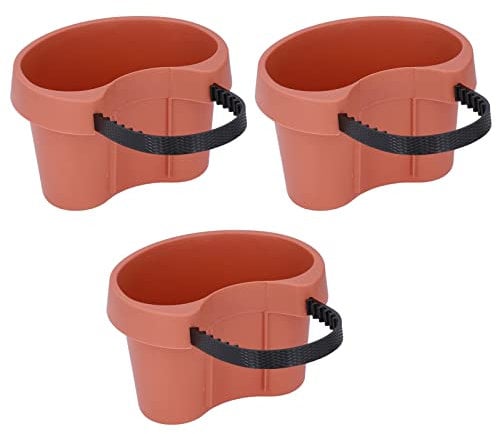 Entatial Plant Pot, Plastic Drain Pipe Succulent Seedling Pot With Adjustable Strap Succulent Planters Plant Pot For Plants, Cuttings And Seedlings(12.5x19cm)