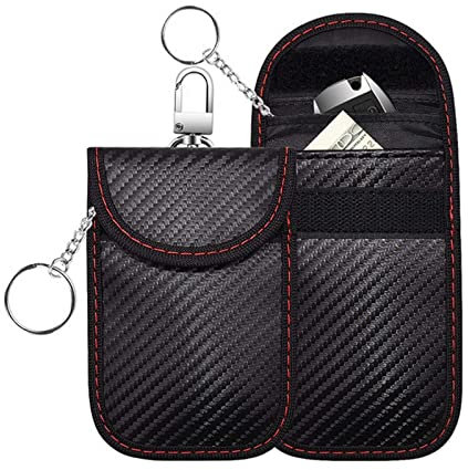 Faraday Signal,Signalblockiertasche,Schutz Autoschlüssel,Autoschlüssel Etui, Autoschlüssel Tasche, Signalblockiertasche, Keyless Case Anti-Diebstahl Bag, Fernbedienung Schlüsseletui,1 Stück