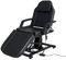 Massagetisch, verstellbar, klappbar, elektrisch, aus PU-Leder, für professionelles Wohnzimmer und Zuhause, 82 cm (L) x 180 cm (B) x 63-87 cm (H) (schwarz)