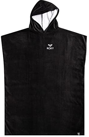 Roxy Sunny Joy - Poncho-Handtuch mit Kapuze für Frauen Schwarz