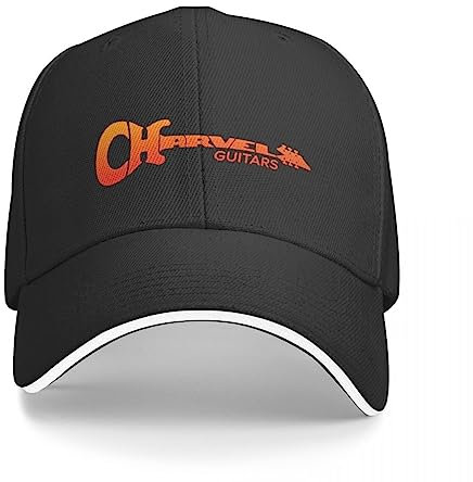 TQASER Basecap Charvel Guitars Cap Baseballmütze Strandausflugshut Luxusmarkenmütze für Damen Herren Geschenk