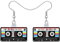 DALANE Acryl Fun Vintage Radio Kassette Ohrringe Retro Schmuck für Frauen Mädchen 80er 90er Jahre Nostalgie Geschenke (Multi)