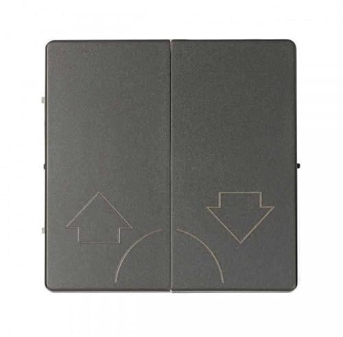 Simon 82 Concept | Tecla doble persianas sin enclavamiento titanio SIMON 8200029-096