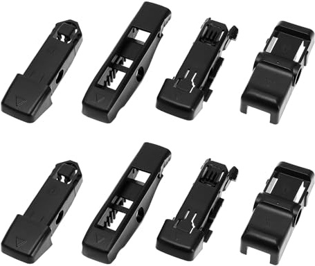 YINETTECH 8pcs Raccords de Remplacement de Balai d'essuie-Glace Compatible avec Bosch Aerotwin AP17 AP22 AP26U Balais d'essuie-Glace de Voiture Clip Adaptateur de Bras