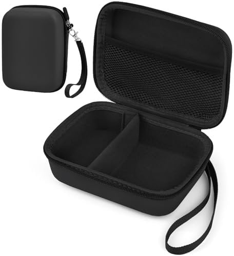Ainiv Custodia per Fotocamera per Bambini, Compatibile con OPERHOO/HiMont/Gofunly/YORKOO/CAMCLID, Borsa Rigida in EVA Cover Protettiva Case, Nero (Solo Custodia)
