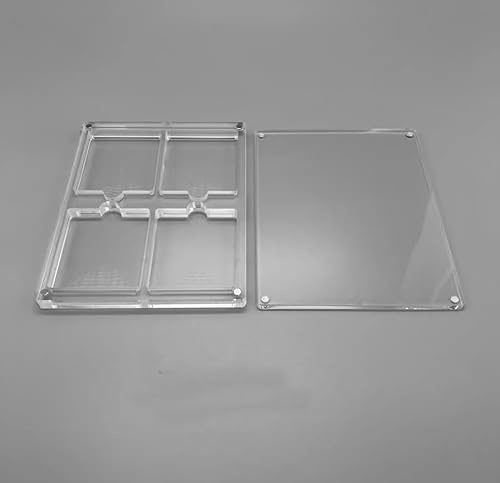 4-in-1 magnetische, hochtransparente Acryl-Spielkarten-Displaybox für Gameboy Color Classic GBC GB Display Storage Case