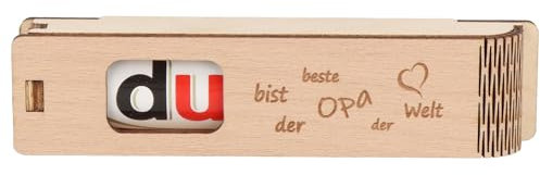 Spruchreif | Du-Box inkl. Duplo | Geschenkbox mit Gravur | Schokoriegel Geschenkbox | Geschenk für Opa | Vatertag
