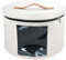 DimyFew Filz Hutbox für Ordentliche Aufbewahrung von Hüten, Weiß 43x26cm
