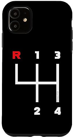 iPhone 11 Manual Transmission Gear Shifter Pattern (4 Speed) Case