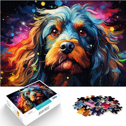Puzzles Geschenk Buntes Cocapo 1000-teiliges Holzpuzzle Familienspiel zum Stressabbau Schwieriges Herausforderungspuzzle （50x75cm）