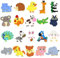 Imanes de Nevera para Niños y Bebés - 20 Unidades de Animales para Pizarras Magnéticas - Bonitos Imanes Decorativos de Zoológico - Juguetes