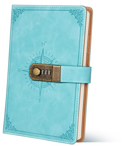 Vaguelly Journal Lock for Women Vintage Diary Diary for Boys Sturdy Notebook Business Journal