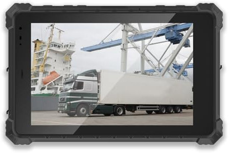 RUGLINE Rugged Tablet, 8 inch Windows 11 Rugged Tablet, 4G LTE, GPS, Water Resistance, 7.6V 5000mAh Battery, 8GB RAM/128GB ROM, Bluetooth, Dual Wi-Fi for Enterprise Work Field (4G)