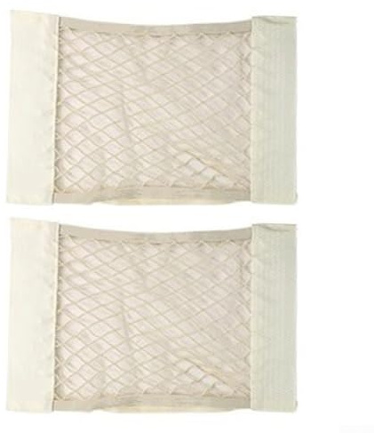 Bolsa de almacenamiento de pared de gran capacidad para organizar herramientas de cocina y artículos diversos, material de poliéster resistente con diseño fácil de poner y quitar (beige)