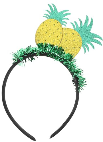 Ananas Haarreif für Mädchen mit Glitzer Filz für Hawaii Party