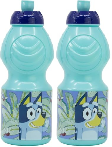 BOTELLA SPORT 400 ML BLUEY (Paquete de 2)