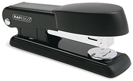 Rapesco R53500B2 Bowfin Halbstreifen-Heftgerät, 25 Blatt Kapazität | Schwarz
