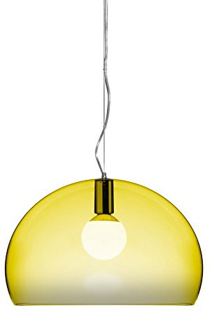 Kartell FL/Y, Suspension Lamp, Gelb