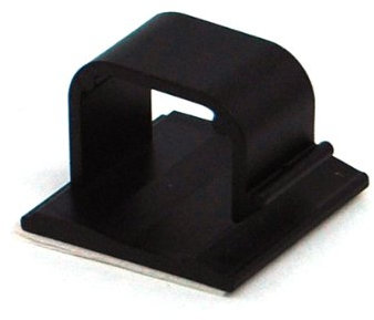 Phobya 0 Wire Saddle 9/16 in.Clip Style- Black Modding PC Personalizados Soportes de Cables