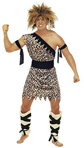 W WIDMANN MILANO Party Fashion - Disfraces Hombre de las Cavernas, Túnica, Neandertal, Hombre de la Edad de Piedra, Disfraces de Carnaval
