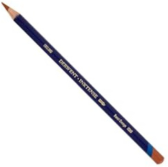 Derwent Inktense Permanent Watercolour Single Pencil, Burnt Orange (0260), 4mm Premium Core Strength, Water-Soluble, Ideal for Drawing, Colouring & Painting on Paper & Fabric, Professional Quality (2301857)