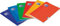 Oxford 736611 Shreibheft mit Rand A5, buntes Sortiment