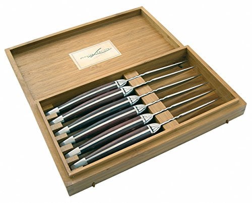 Laguiole 3661075006464 40268532 Bestecksets, Edelstahl, Holz, braun