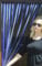 Heavy Duty Bug Blind,Strip Blind/Fly Blind-80cm wide (Standard UK door width)- Complete with self adhesive fitting hooks for uPVC Door frames- Many available! (PURPLE/SILVER)