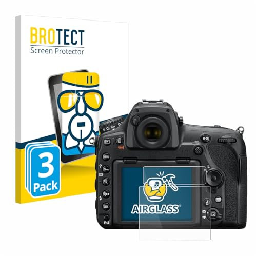 brotect Protection Écran Verre pour Nikon D850 (3 Pièces) Film Protecteur Vitre 9H [Anti-Rayures, Transparent]