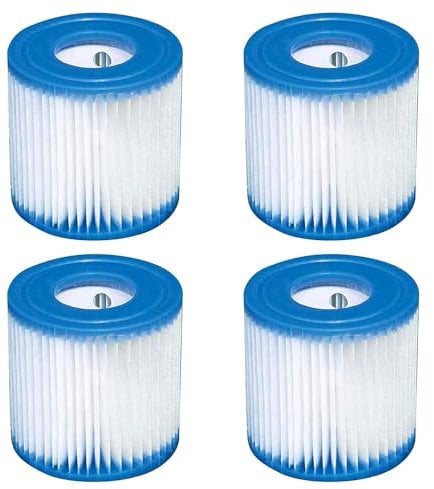 Intex Replacement Swimming Pool Filter Cartridge Type H - 29007P (4 Filters)