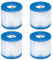 Intex Replacement Swimming Pool Filter Cartridge Type H - 29007P (4 Filters)