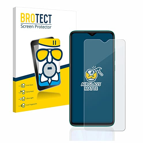 BROTECT Schutzglas für Xiaomi Redmi Note 8 Pro | Entspiegelnder Displayschutz Made in Germany Schutzfolie Glas Matt Anti-Reflex Kratzfest 9H Anti-Fingerprint Einfache Montage