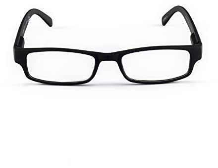 Contacta, One, Occhiali da Lettura per Uomo e Donna, Occhiali Pratici e Funzionali, Montatura Bicolore, Colore Nero, Diottrie +3,50, Confezione con Astuccio Trasparente, 21g