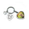 Super Idee Personalisiert Schlüsselanhänger mit Hund Mini Bilderrahmen Hundepfote Gravur You are Always in My Heart Edelstahl Herz Schlüsselhalter als Geschenk zum Geburtstag oder zu Weihnachten